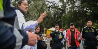 Foto de los integrantes de la Mesa de Derechos Humanos en Bogotá durante una de sus sesiones en 2025.