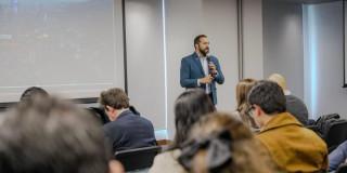 Foto durante la presentación de oportunidades estratégicas de transición energética en Bogotá-Región 2025 y 2026.
