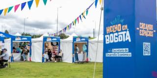 Foto de una de las ferias de 'Hecho en Bogotá' en el parque Simón Bolívar.