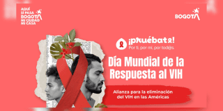 Imagen de la pieza gráfica que promociona el Día Mundial contra el Sida