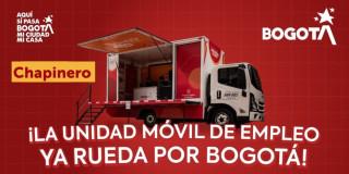 Foto de la Unidad Móvil de Atención de la Agencia Distrital de Empleo de Bogotá.