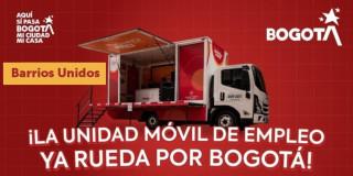 Foto de la Unidad Móvil de Atención de la Agencia Distrital de Empleo de Bogotá.