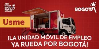 Foto de la Unidad Móvil de Atención de la Agencia Distrital de Empleo de Bogotá.