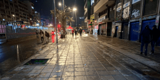 Imagen de una de las calles de San Victorino en la noche