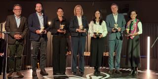 Foto de participantes de premio nacional Alianzas Innovadoras - Modelo APC Colombia Interuniversitario