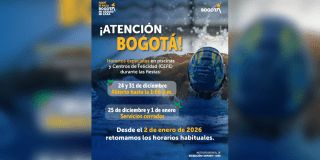 Imagen con información de cambio de horarios en piscinas.