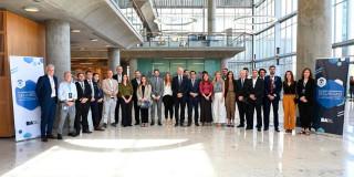 En la foto varios asistentes el encuentro de seguridad en Bogotá