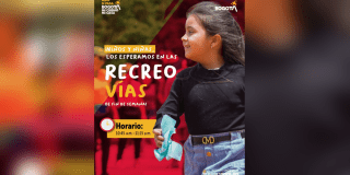 Imagen con información de la recreovía