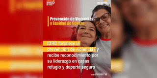 Imagen con información importante de la noticia del IDRD