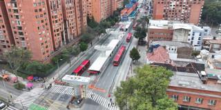 Foto de la estación Calle 45 de TransMilenio 