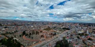 Una foto de la panorámica de Bogotá 