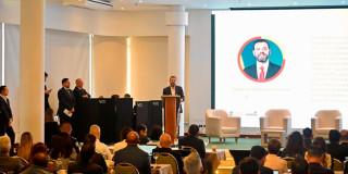 En la foto el alcalde Mayor, Carlos Fernando Galán en le congreso