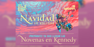 Imagen de la pieza gráfica que promociona la navidad en Kennedy