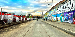 Foto de una calle de la localidad de Kennedy 