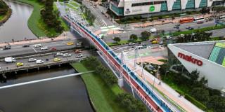 Foto del puente de la av. Boyacá con calle 86A