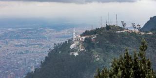 Foto panorámica de Bogotá 