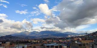 Foto panorámica de Bogotá 
