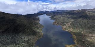 Foto que muestra el embalse de Chingaza