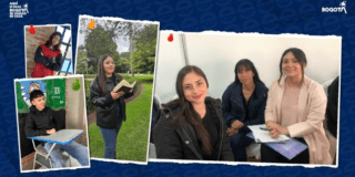 Mosaico de imágenes en las que se ven a varios jóvenes