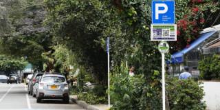 Foto de una Zona de Parqueo Pago 