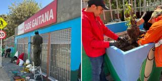 120 m² de espacio público recuperado CADE La Gaitana Suba en Bogotá