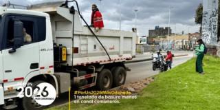 Foto de la inventención en el Canal Comuneros para recuperación de espacio público y limpieza.