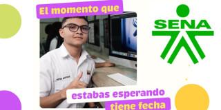 Foto que muestra a un estudiante del SENA.