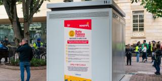 Bogotá inauguró tercer baño público inteligente en el Parque Santander