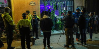 Foto de piliciás en un operativo de seguridad