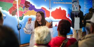 Foto de la exposición 'Mapa Sonoro' así suenan los derechos humanos en el Museo de Bogotá