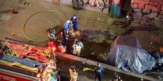 Incendio en el centro de Bogotá genera complicaciones en TransMilenio