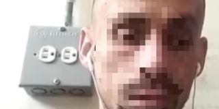 Foto de Julián Andrés Ramírez Pérez, judiacializado por la Fiscalía por su presunta participación en la planeación de un atentado en Bogotá en junio de 2025.