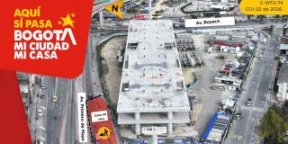 Imagen o pieza gráfica de las obras de la Línea 1 del Metro de Bogotá en la avenida Primero de Mayo entre avenida Boyacá y carrera 72C .