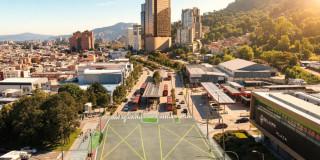 Foto de render de la nueva carrera Séptima entre calles 99 y 200 en Bogotá.