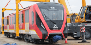 Foto del tren del Metro de Bogotá 