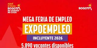 Imagen de la 'Mega Feria de Empleo Incluyente' en Fontibón.