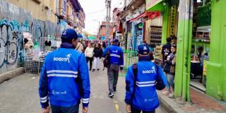 Foto de recorridos y operativos de uso adecuado y organización del espacio público en Bogotá.