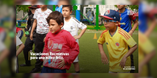 Pieza gráfica sobre las vacaciones recreativas en Los Mártires 