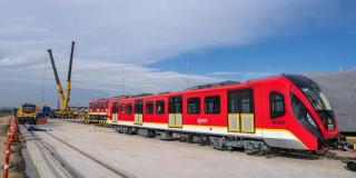 Foto de un tren del Metro de Bogotá