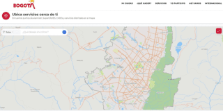 mapa interactivo del Portal Bogotá