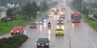 Foto de lluvias en Bogotá.