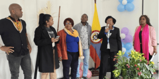 Foto de 4 personas que trabajan en la Secretaría de Gobierno