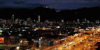 Foto panorámica de Bogotá