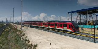 Foto de un tren del Metro de Bogotá