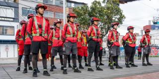 Foto que muestra Guardianes de la Ciclovía 