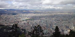 Foto panorámica de Bogotá