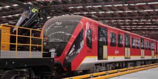 Foto tren del Metro de Bogotá