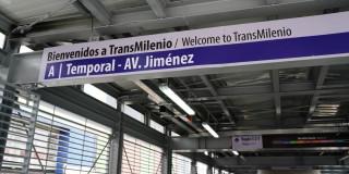 Foto de estación temporal Av Jiménez.