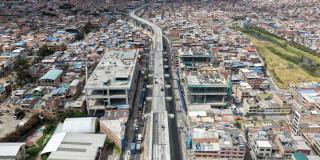 Foto de trazado de la Línea 1 del Metro 