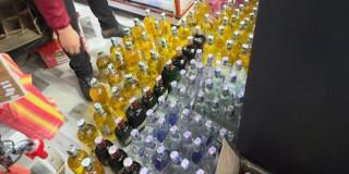 Licor adulterado incautado